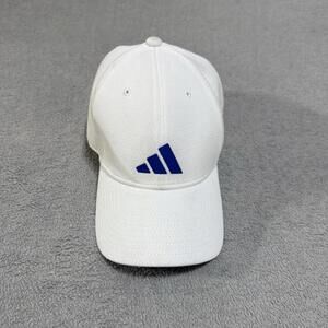 Adidas Aeroready White FlexFit Hat Stretch Baseball Cap Outdoor Men’s